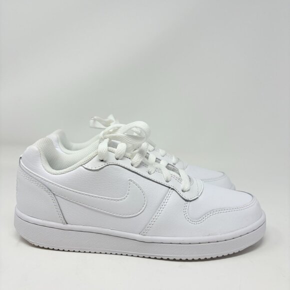 Nike Ebernon Low Sneaker Shoe Triple White Size 7 - Picture 6 of 9